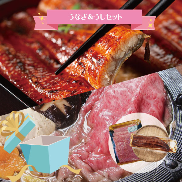 送料込】うなぎ＆うしセット