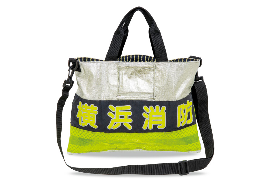 横浜消防 アップサイクルトートバッグ 救助隊 救助服 アップサイクルトートバッグ（救助服）【寄附金の使い道：「横浜